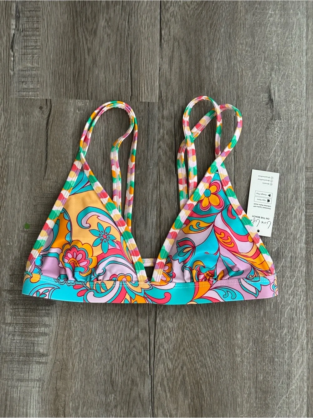 CUPSHE Colorful Floral Bikini Set NWT Size Small